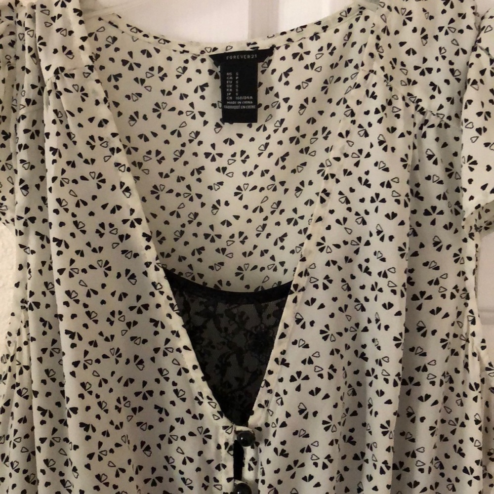 Black and white dress